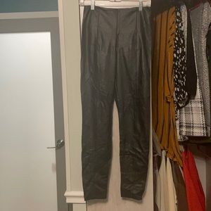 Lysse black faux leather leggings